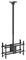 PSGL0126 - Heavy Duty Back to Back Twin Screen Ceiling Mount, Long, 43" to 86" Screens