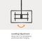 PSGL0126 - Heavy Duty Back to Back Twin Screen Ceiling Mount, Long, 43" to 86" Screens