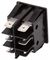 B41LC11000000 - Rocker Switch, On / On, DPDT, 250V AC, 16A, Black