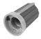 CR-MS-5 - Knob, Soft Touch, Spline Shaft, Grey / Grey