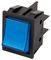 B418C1F000000 - Blue Illuminated Rocker Switch, On Off, DPST, 250V AC, 16A