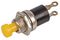 SW05493 - Miniature Pushbutton Momentary Switch, Yellow, 1NO, 50V, 200mA, Off-(On)