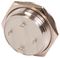 RJS1N1LP-25M-F-R-G-BS-12V-67J - Vandal Resistant Momentary Switch with 12V Green LED, 24V DC, 0.3A, 1NO / SPST, Micro Travel, 25mm