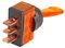 406 - Toggle Switch, Panel Mount, On Off, 12V DC, 20A, Amber Illuminated