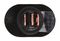 411L - LED Oval Rocker Switch, Panel Mount, 12V DC, 10A, Amber