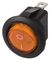 411R - Illuminated Rocker Switch, On Off, 12V, 10A, Amber