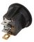 411R - Illuminated Rocker Switch, On Off, 12V, 10A, Amber
