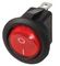 412R - Illuminated Rocker Switch, On Off, 12V, 10A, Red