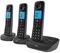 090659 - BT Essential DECT Phones with Call Blocking and Answer Machine, Trio Handsets