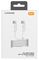 2PUC1M05W - 100W USB-C Plug to USB-C Plug Lead, 1m White