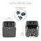 USB2PACBK - 17W 3.4A Dual Port USB Wall Charger for International Travel