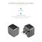 USB2PACBK - 17W 3.4A Dual Port USB Wall Charger for International Travel