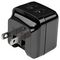 USB2PACBK - 17W 3.4A Dual Port USB Wall Charger for International Travel