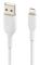 CAA002BT2MWH - BoostCharge Braided USB-A to Lightning MFi Certified Lead, 2m White
