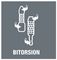05056700001 - PZ1 x 25mm Pozidriv BiTorsion Diamond Coated Screwdriver Bit - 855/1 BDC PZ