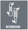 05056710001 - PZ1 x 25mm Pozidriv BiTorsion Extra Hard Screwdriver Bit - 855/1 BTH PZ