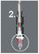 05056710001 - PZ1 x 25mm Pozidriv BiTorsion Extra Hard Screwdriver Bit - 855/1 BTH PZ