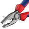 03 02 180 - 180mm Combination Pliers with Cutting Edges and Two Colour Dual Component Handles