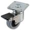 W0995 - 50mm 40kg Braked Swivel Castor, Grey