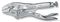 T0902EL4 - 5" (125mm) Curved Jaws Locking Pliers