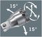 05003639001 - 52mm Zyklop Chrome Vanadium 1/2" Wobble Socket Extension