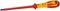 T49144-025 - Dextro VDE Insulated 1000V 2.5mm x 75mm Parallel Slotted Screwdriver