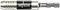 05057675001 - 1/4" x 75mm Stainless Steel Impaktor Impact Screwdriver Bit Holder with Retaining Ring and Magnet - 897/4