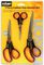 64469 - 150mm (6"), 200mm (8") & 250mm (10") Stainless Steel Scissors Set with Soft Rubber Comfort Handles, 3 Piece