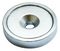 E999/NEO - 13mm x 4.5mm Neodymium Countersunk Shallow Pot Magnet, Zinc Plated Body - 3kg, 20 Pack