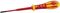 T49244-055 - Dextro VDE Insulated 5.5mm x 125mm Slim Slotted Screwdriver