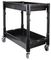 D03236 - 2 Tier Heavy Duty Plastic Service Cart Trolley on Castors