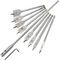 WSB-SET10 - Flat Wood Drill Bit Set, 10 Piece