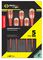T49283PD - Dextro VDE Insulated Glo Phosphorescent Slim Slotted / Pozidriv Screwdriver Set, 5 Piece