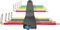 05022689001 - Multi-Colour Stainless Torx Key Set with Holding Function, 9 Piece - 3950/9