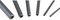 D03444 - 2.5mm - 8mm Tamperproof Security Hex Screwdriver Set, 6 Piece