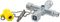 T4455 - Universal 12 in 1 Cabinet Cross Key