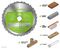 F165TCT-14CS - 165mm x 14T x 20mm Multi-Material Wood, Metal & Plastics Circular Saw Blade