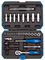 16355 - 1/4" Square Drive Metric Socket Set, 47 Piece