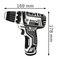 060186817A - 12V 2x 2Ah Li-Ion Cordless Drill Driver Kit