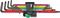 05024480001 - 967/9 TX XL Multicolour 1, Ball End Torx Key Set, 9 Piece