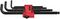 05073596001 - Black Hex-Plus Ball End Hex Key Set, 9 Piece - 950/9