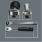 05004077001 - 1/2" Zyklop Metal Push Ratchet & Socket Set, 28 Piece - 8100 SC 7