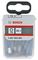 2607002801 - T30 x 25mm Torx Extra Hard Screwdriver Bits, 25 Pack