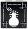 T0880 - 75mm Multi-Tool Single Gang Back Box Cutter for Plasterboard