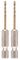 DT20600-QZ - 2mm x 55mm Hex Shank Black & Gold Drill Bits, 2 Pack