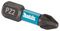E-12376 - PZ2 x 25mm Pozidriv Impact Black Screwdriver Bits, 25 Pack
