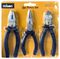 20604 - Pliers Set, 3 Piece (Combination Pliers, Long Nose Pliers & Side Cutting Pliers)
