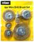 24893 - Wire Brush Set with 1/4" Shanks, 6 Piece