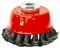 24365 - 3" (75mm) Twist Knot Wire Cup Brush for Angle Grinders