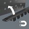 05136414001 - Kraftform Magnetic Screwdriver Storage Rail for 9 Screwdrivers, Empty - 9611
